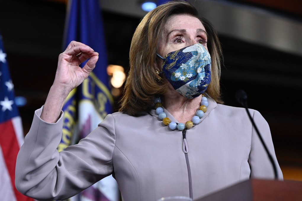 US Speaker of the House, Nancy Pelosi, said there is an immediate need for action after the ‘horror of the ongoing assault on our democracy’ perpetrated by President Donald Trump. Photo: AFP