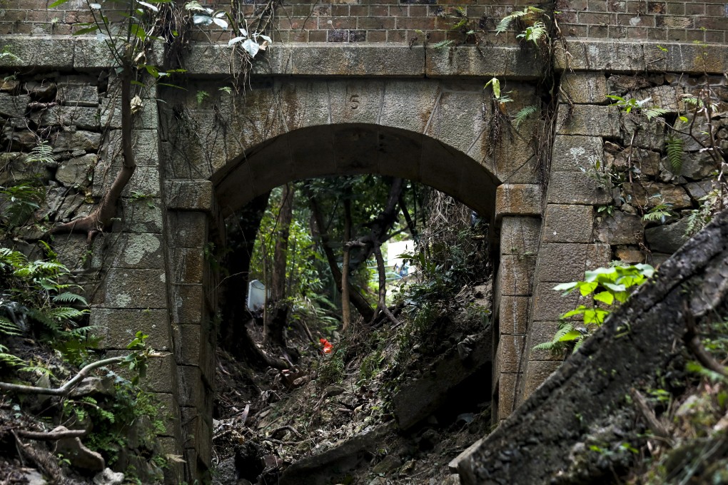 A section, marked No 5, of the Pok Fu Lam Conduit. Photo: Xiaomei Chen