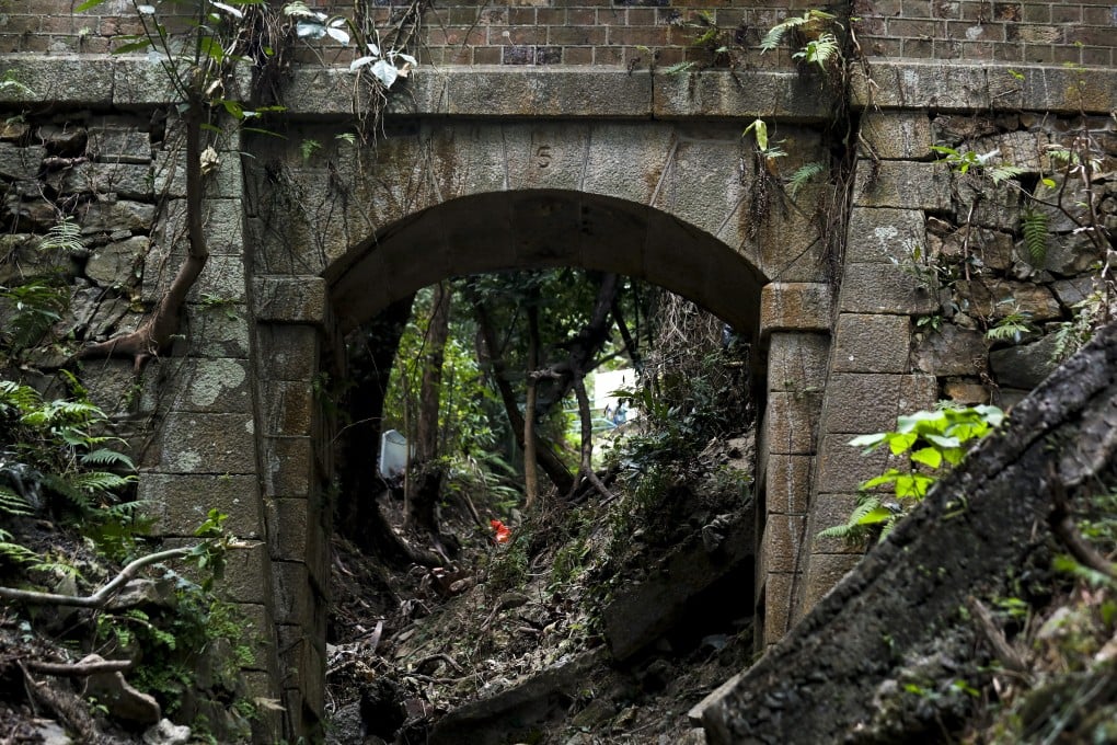 A section, marked No 5, of the Pok Fu Lam Conduit. Photo: Xiaomei Chen