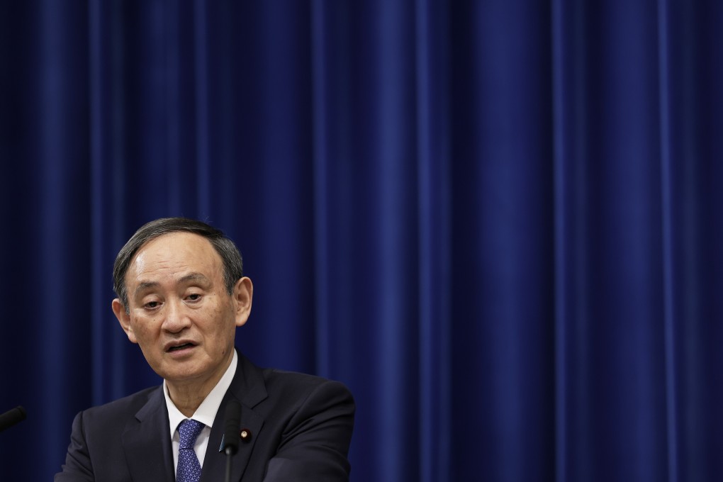 Japanese Prime Minister Yoshihide Suga attends a news conference in Tokyo on January 7. Photo: Xinhua