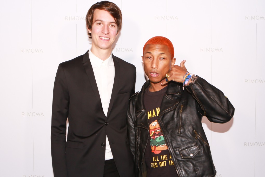 Alexandre Arnault with singer Pharrell Williams at a Rimowa pop-up store opening. The 28-year-old’s move from managing the luggage maker to a senior role with LVMH acquisition Tiffany & Co vaults the third child of the conglomerate’s founder, Bernard Arnault, into luxury’s big league. Photo: Sansho Scott/BFA.com