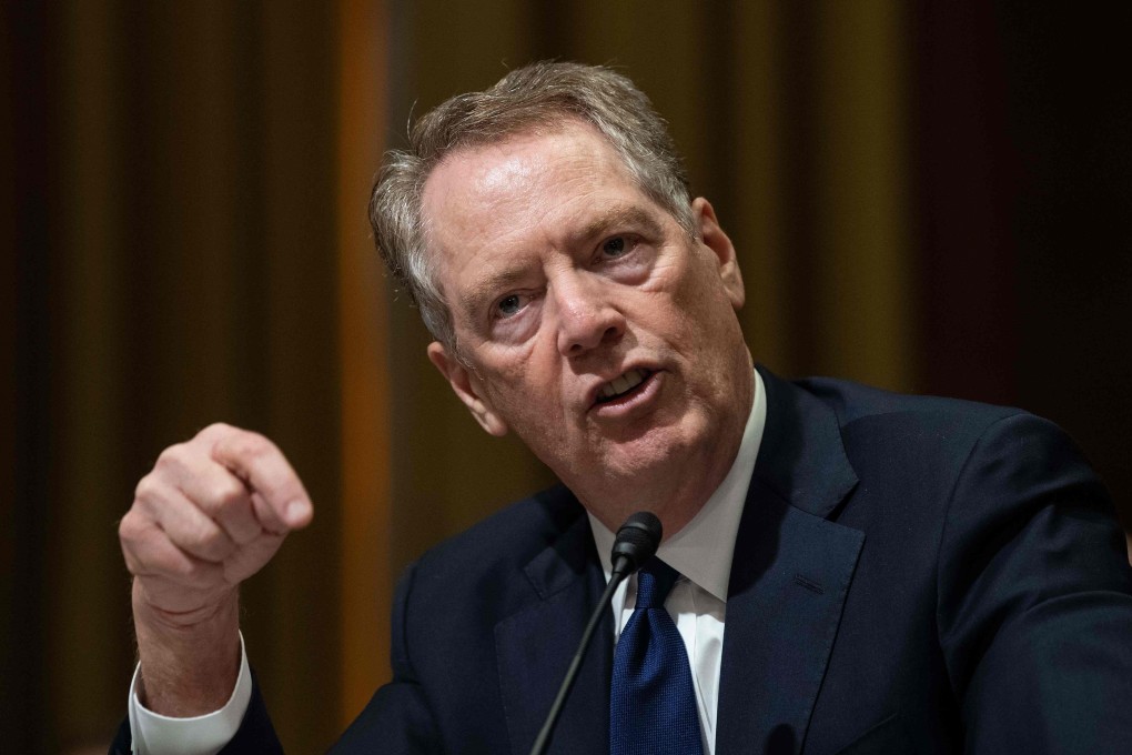 US Trade Representative Robert Lighthizer testifies before the Senate Finance Committee in Washington in June 2019. Photo: AFP