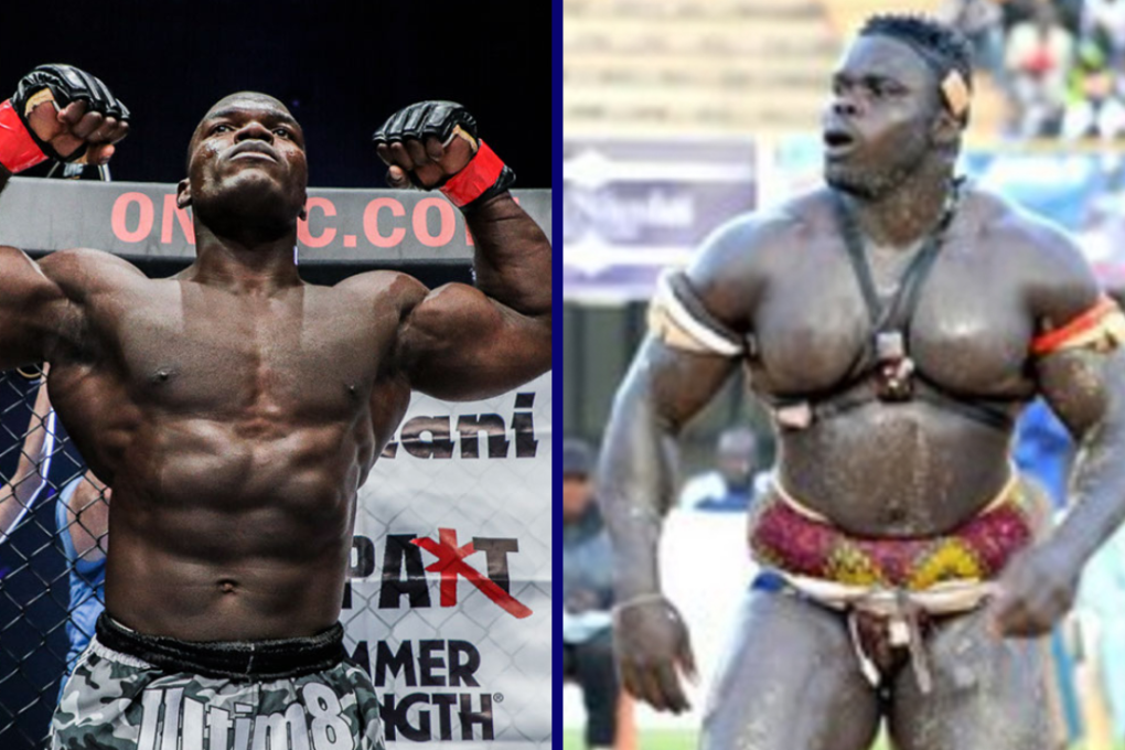 Alain Ngalani (left) will face Oumar 'Reug Reug' Kane at ONE: Unbreakable II in Singapore. Photo: ONE Championship/Twitter