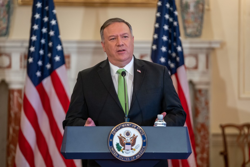 Secretary of State Mike Pompeo said previous restrictions on how US officials may interact with their Taipei counterparts were “null and void”. Photo: Ron Przysucha/US State Department/dpa