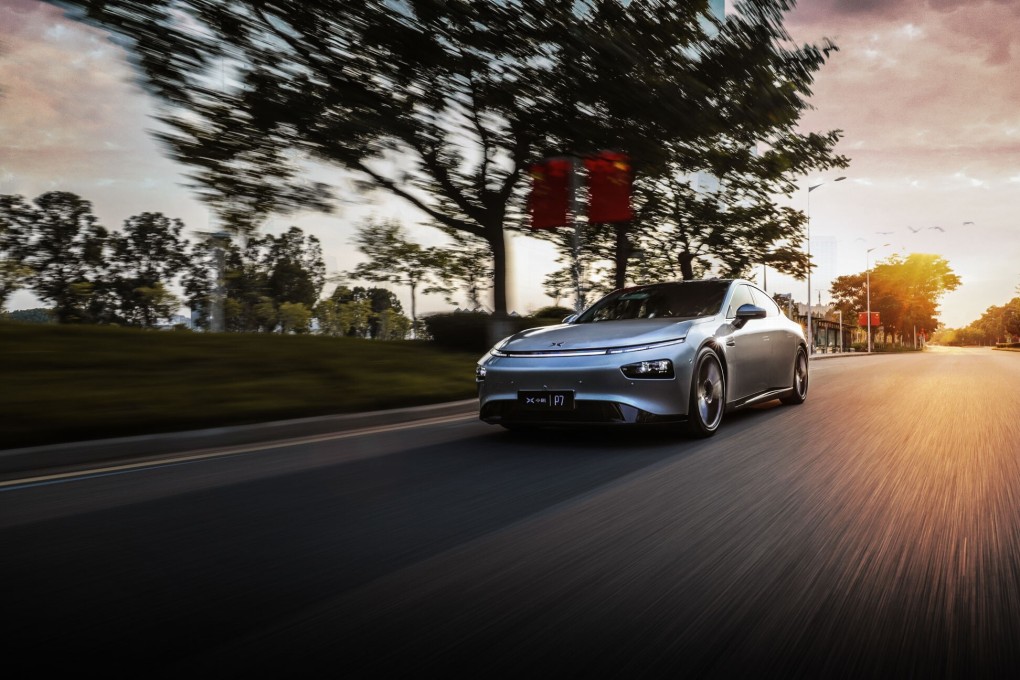 Xpeng said its P7 electric sports sedan will get an over-the-air update for autonomous driving before the Lunar New Year in mid-February. Photo: Handout