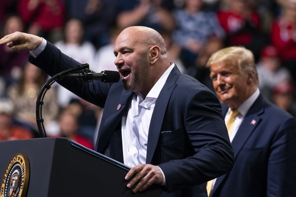 Dana White needs to quietly walk the UFC far away from Donald Trump. Photo: AP