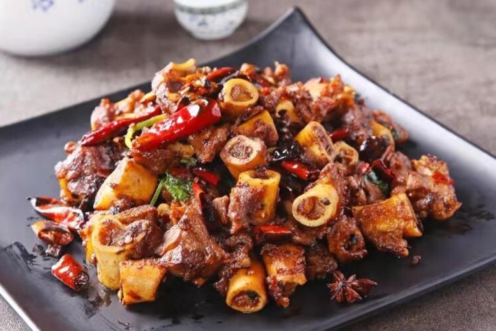 Stir-fried lamb bone rings served at Guqi, Beijing. Lamb, seen as something of a staple meat in the north of China, is gaining popularity elsewhere in the country. Photo: Guqi (Beijing) Catering Management Group