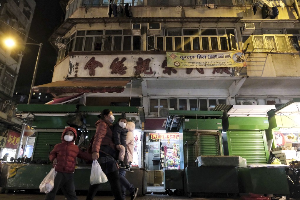 The block at 26 Reclamation Street has been hardest hit by the outbreak. Photo: Sun Yeung