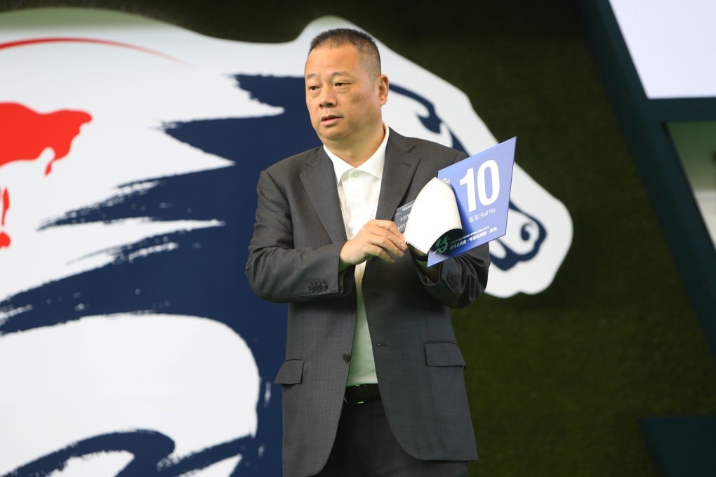 Pan Sutong, who owns several race horses, seen here at the Sha Tin racecourse in 2016. Photo: Handout