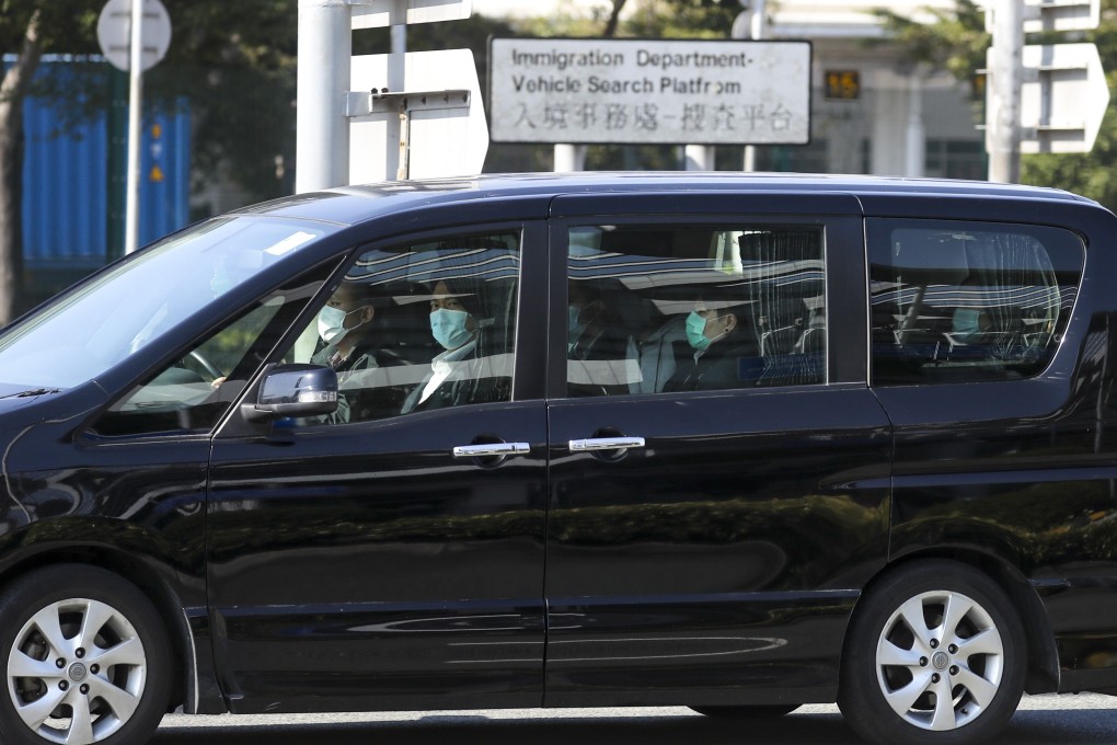 Hong Kong teens Hoang Lam-phuc and Liu Tsz-man are returned to Hong Kong last month after mainland authorities declined to charge them. Photo: Sam Tsang