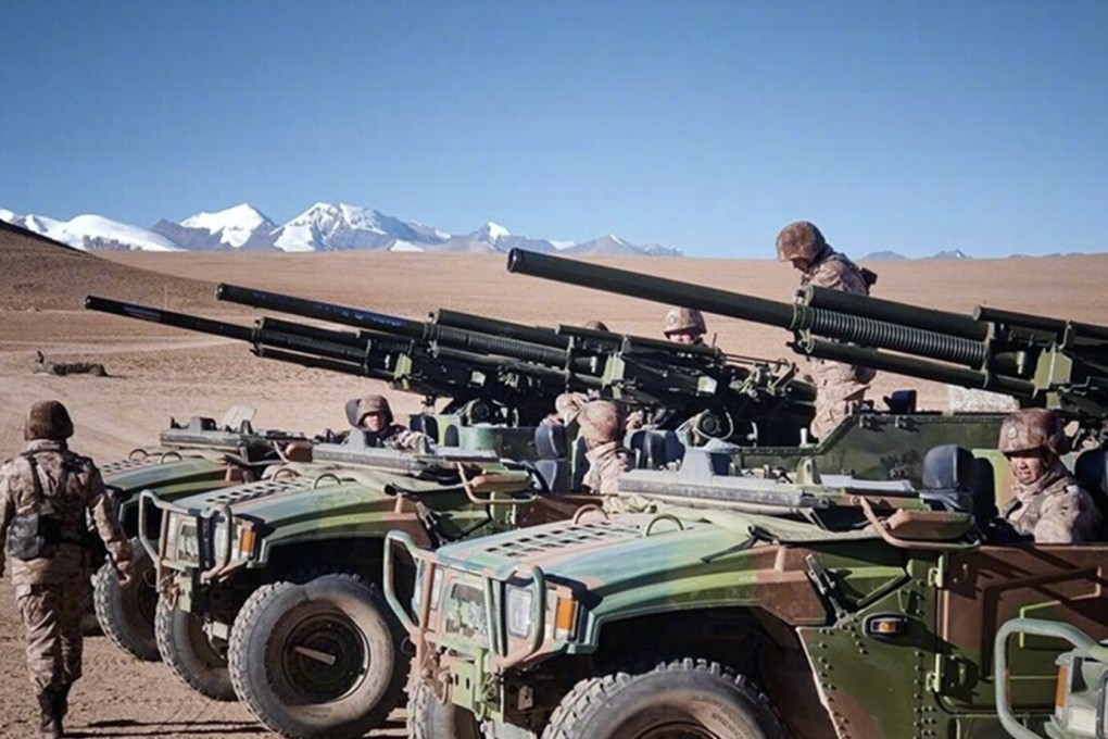 People’s Liberation Army soldiers pictured earlier this month at the Himalayan border China shares with India. Photo: Handout