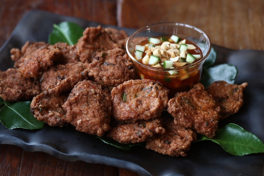 Susan Jung’s Thai fried fishcakes, or tod mun pla. Photography: SCMP / Jonathan Wong. Styling: Nellie Ming Lee. Kitchen: courtesy of Culinart