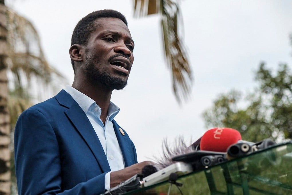 Ugandan opposition leader Bobi Wine claimed victory in the presidential election. Photo: AFP