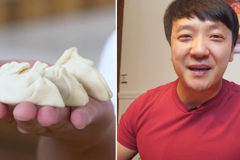 Mike Chen from YouTube channel Strictly Dumpling comments on the ‘ugliest dumpling’ in a collaboration with Uncle Roger. Photo: Hotpot.tv/Facebook