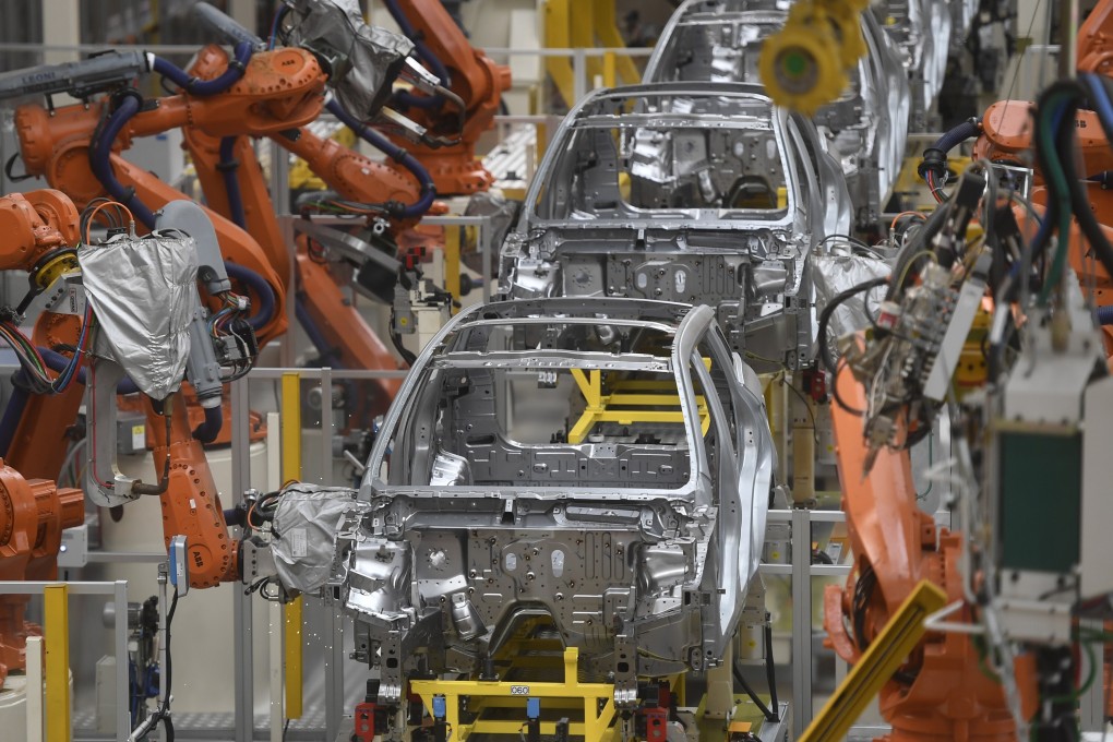 A Geely factory in Ningbo, in China’s eastern Zhejiang province. As more established players and new entrants form partnerships, the former will focus on the assembly of EVs, while the latter provide new technologies. Photo: Xinhua