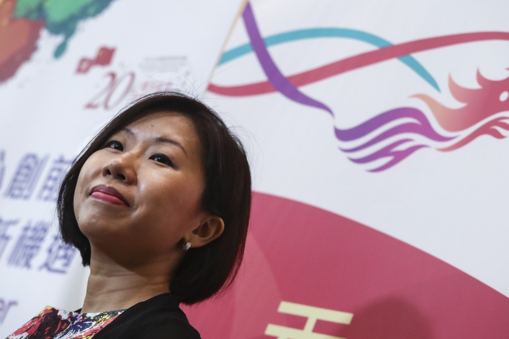 Jade Lai, political assistant to the secretary for home affairs, is expected to move to Singapore after resigning to spend time with her family. Photo: Nora Tam