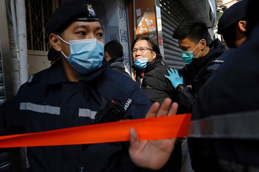 Pro-democracy lawyer and district councillor Daniel Wong Kwok-tung was among 11 people arrested for allegedly helping the 12 Hong Kong people currently detained in mainland China. Photo: Reuters