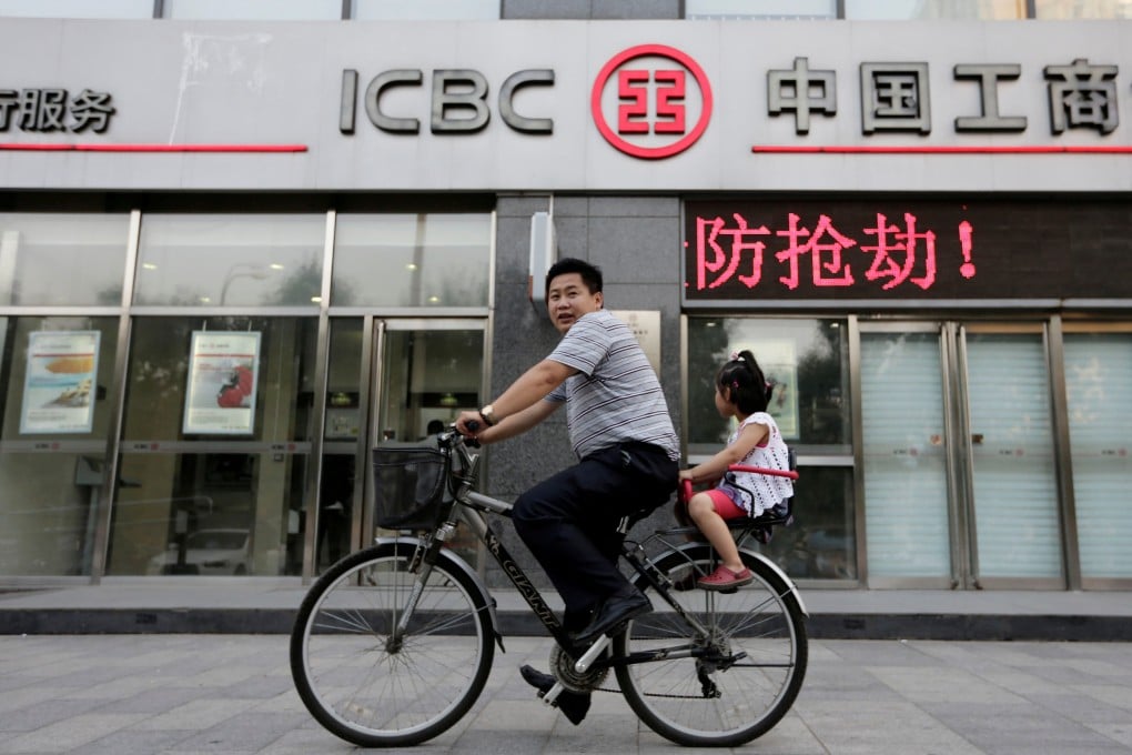 A branch of the Industrial and Commercial Bank of China (ICBC) in Beijing. Photo: Reuters