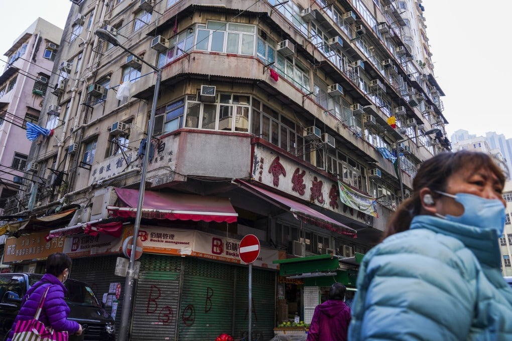An old tenement building on Reclamation Street in Yau Ma Tei. Photo: Sam Tsang