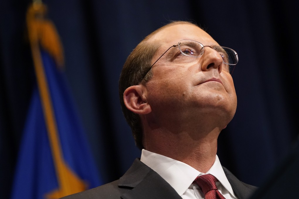 US Health and Human Services Secretary Alex Azar. Photo: AP