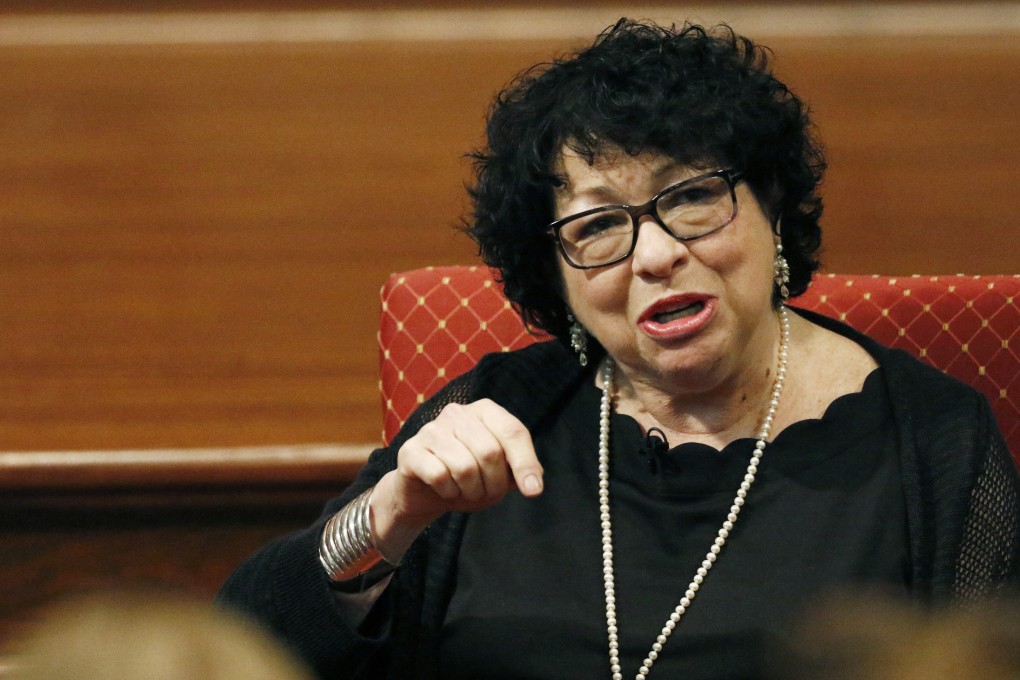 US Supreme Court Justice Sonia Sotomayor will be taking part in her second inaugural ceremony on Wednesday. Photo: AP