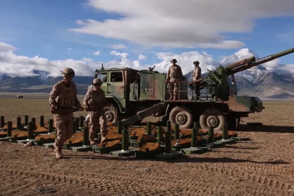 PLA troops pictured on an exercise in the Tibet Military Region. Photo: qq.com