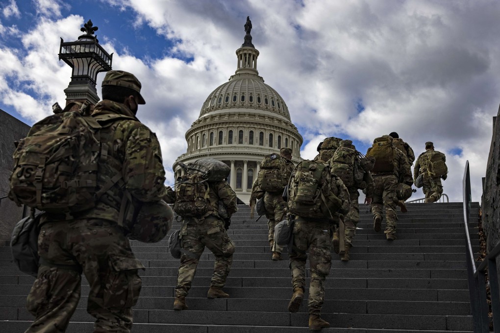 The bulk of National Guard soldiers in Washington will be armed. Photo: AFP
