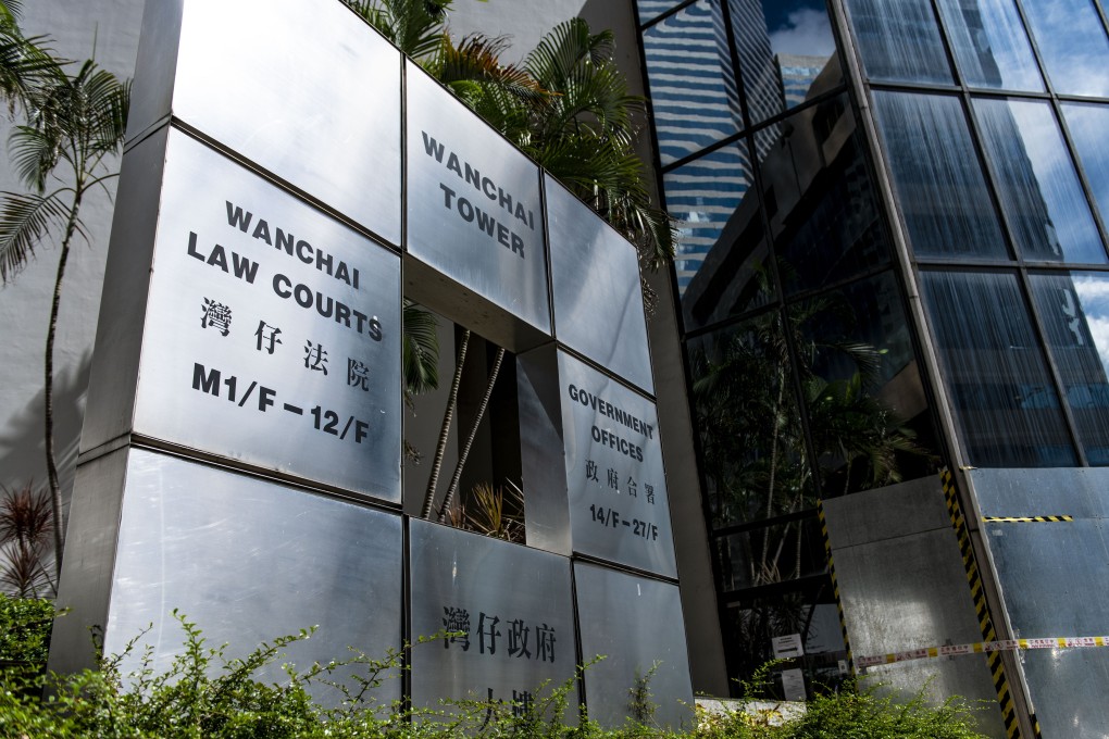 A District Court judge on Monday warned against political displays in his courtroom. Photo: Warton Li