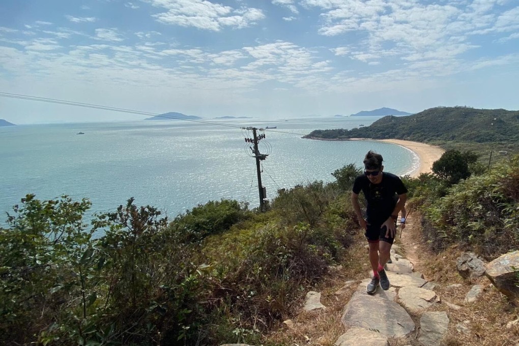 Rudy Bottin, from the Uglow trail running team, sets the Lantau Trail 'fastest known time' (FKT) in 8 hours, 18 minutes and 23 seconds. Photos: Handout