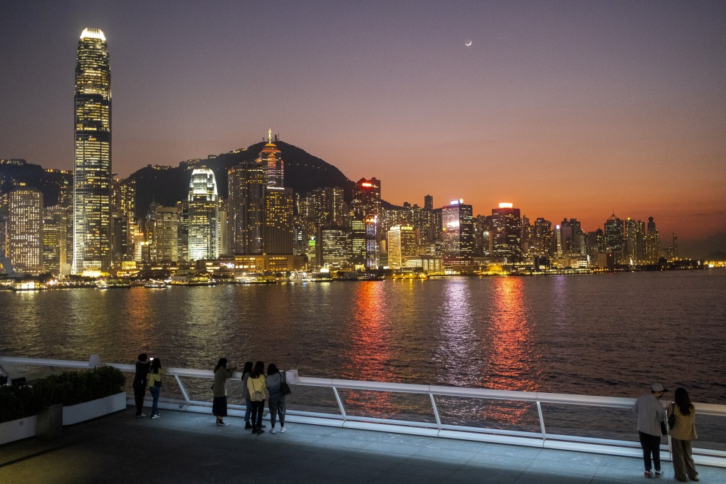 A view of Hong Kong Island from the Ocean Terminal at Harbour City in Tsim Sha Tsui on January 15, 2021. Photo: Sun Yeung