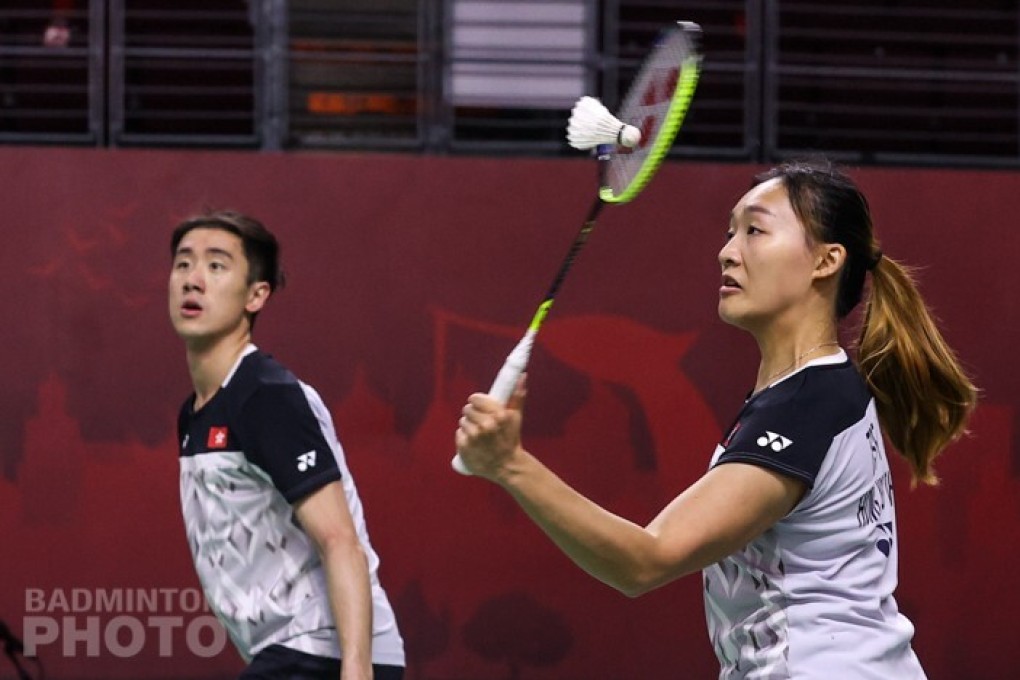 Tse Ying-suet (right) and Tang Chun-man in their first-round victory at the Toyota Thailand Open in Bangkok. Photo: Badmintonphoto