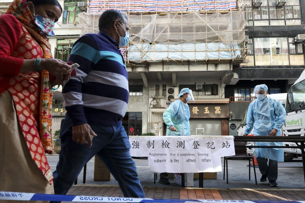 A mobile testing point in Jordan. Photo: Nora Tam