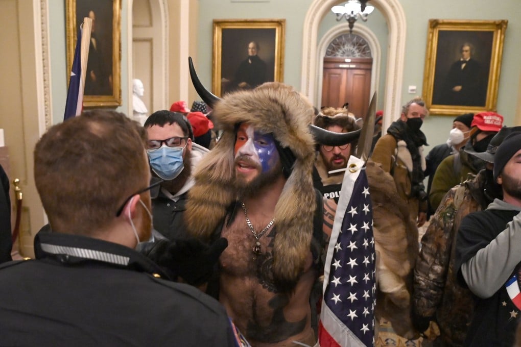 Supporters of US President Donald Trump enter the US Capitol on January 6. Photo: AFP