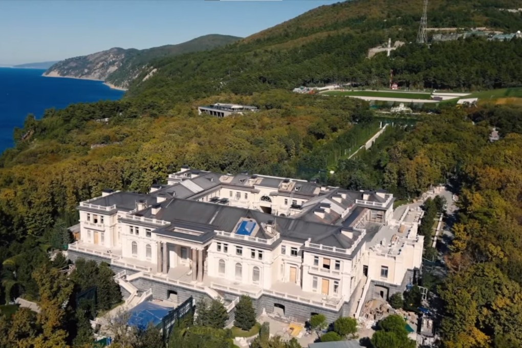 A screenshot from a video released by Alexei Navalny on his investigation into “Putin's palace”, a lavish Black Sea property allegedly owned by the Russian president. Photo: Alexei Navalny via YouTube