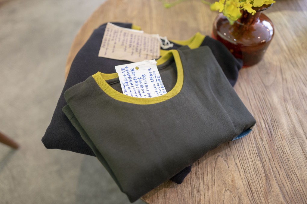 Hong Kong sustainable clothing line Wear Earthero uses handwritten tags made from recycled paper scraps as well as biodegradable packaging. Photo: courtesy of Wear Earthero