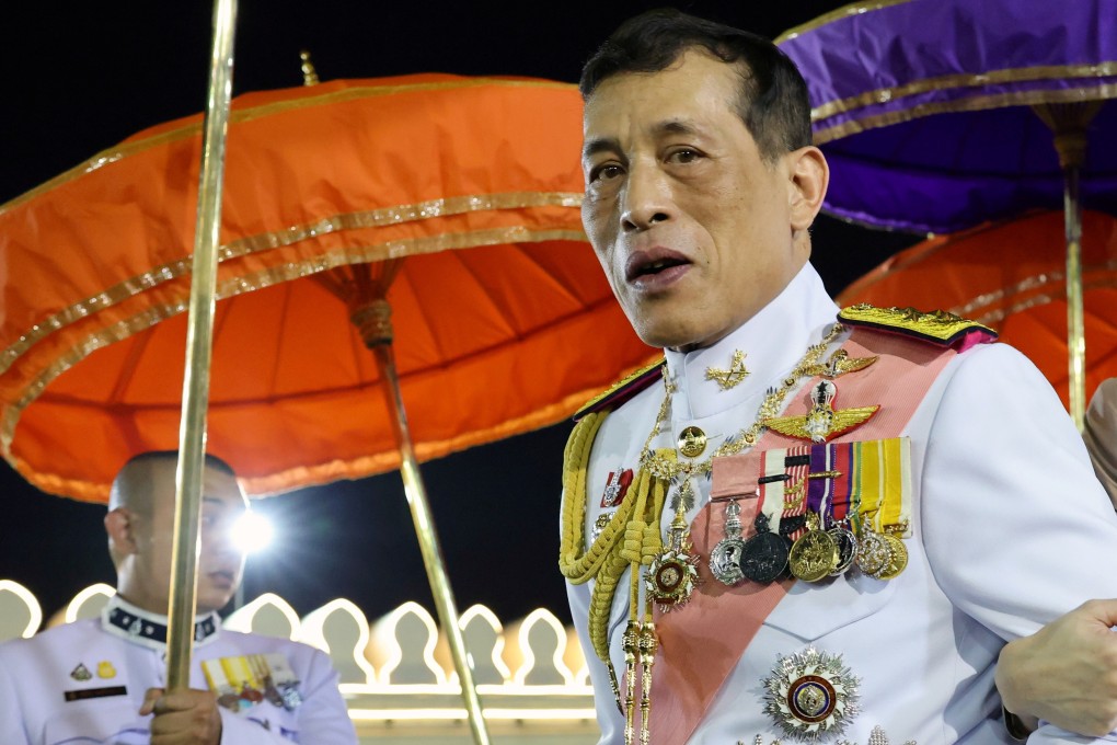 Thailand's King Maha Vajiralongkorn is seen at a religious ceremony in Bangkok. After spending much of his reign in Germany, he has recently increased his presence in the country. Photo: Reuters