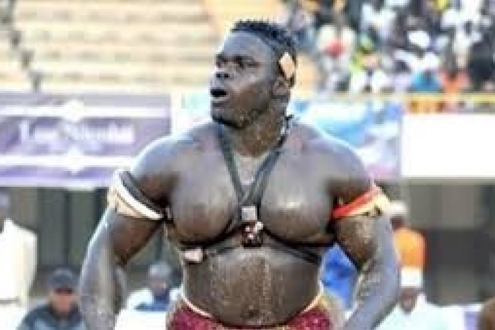Oumar 'Reug Reug' Kane is the undefeated heavyweight champion of Senegalese wrestling. Photo: Instagram