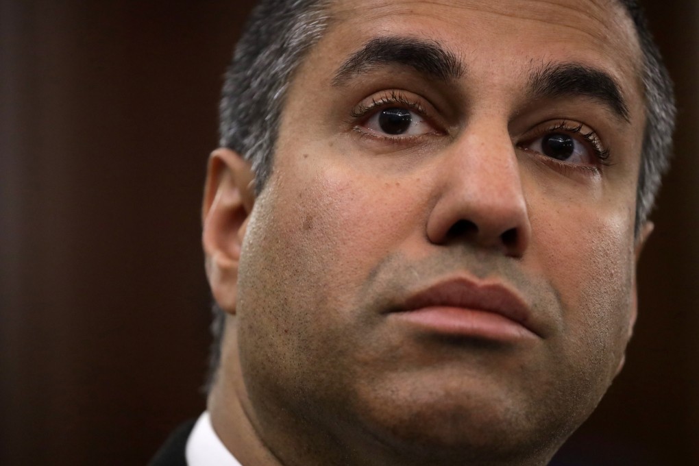 Ajit Pai was named US Federal Communications Commission chairman in January 2017 by former President Donald Trump and stepped down on Wednesday. Photo: Reuters