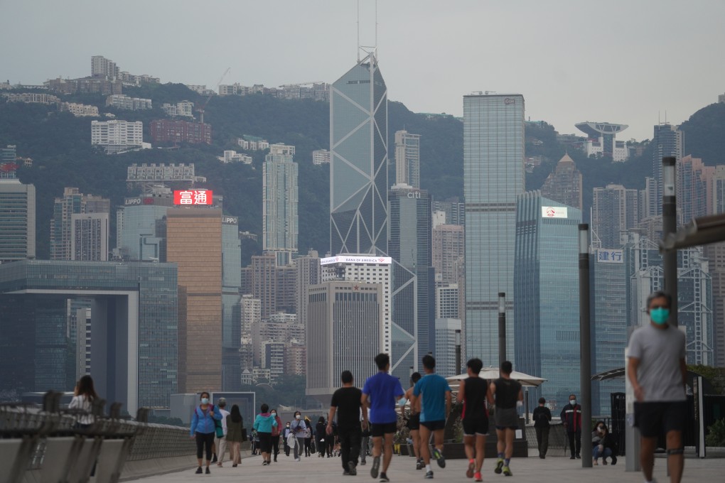 The Hong Kong skyline viewed from the Tsim Sha Tsui promenade. A number of well-known pan-democrats and anti-government activists have sold homes in recent months. Photo: Winson Wong