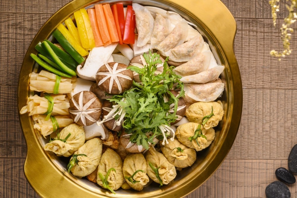 Vegetarian poon choi served at Soil to Soul in K11 Musea, Tsim Sha Tsui East, Hong Kong. Traditionally eaten on festive occasions in villages in the Pearl River Delta, poon choi has evolved into a gourmet dish. Photo: Soil to Soul