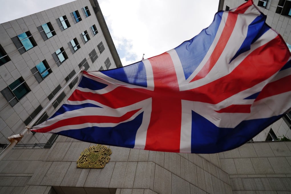 The British flag flies in front of the British consulate in Admiralty. The British government’s offer to BN(O) passport holders of a pathway to UK citizenship has angered Beijing. Photo: Sam Tsang