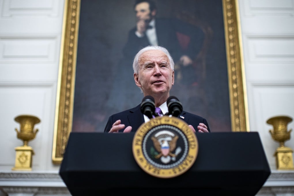 China announced the sanctions less than half an hour after US President Joe Biden took office. Photo: Bloomberg