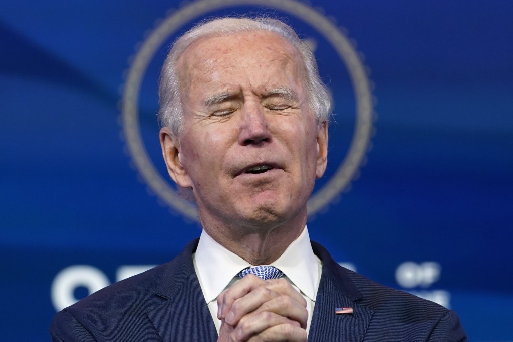 Joe Biden frequently credits his working-class Irish Catholic roots with shaping his values on social and economic issues. File photo: AP