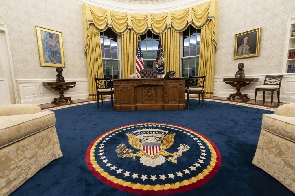 The Oval Office of the White House has been redecorated. Photo: AP