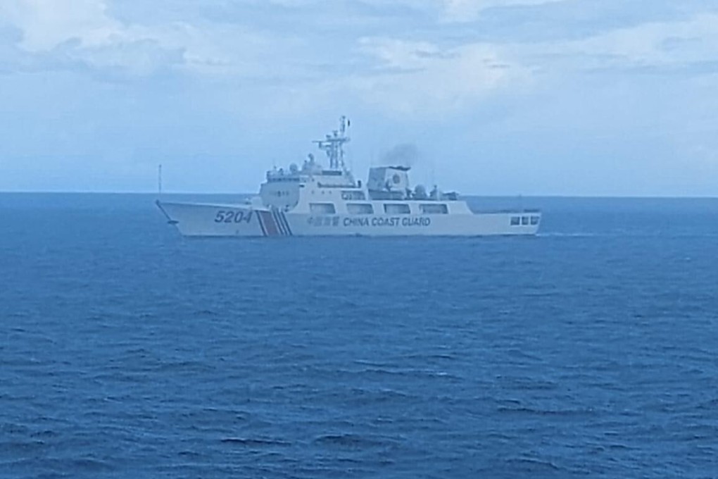 A Chinese coastguard vessel in the waters around Indonesia's Natuna Islands. Photo: Indonesian Maritime Security Agency