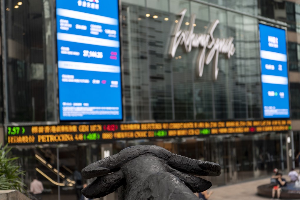 The Hang Seng Index’s 8.1 per cent jump this month to the highest in 20 months ranked it among the top three major-market performers. Photo: Warton Li