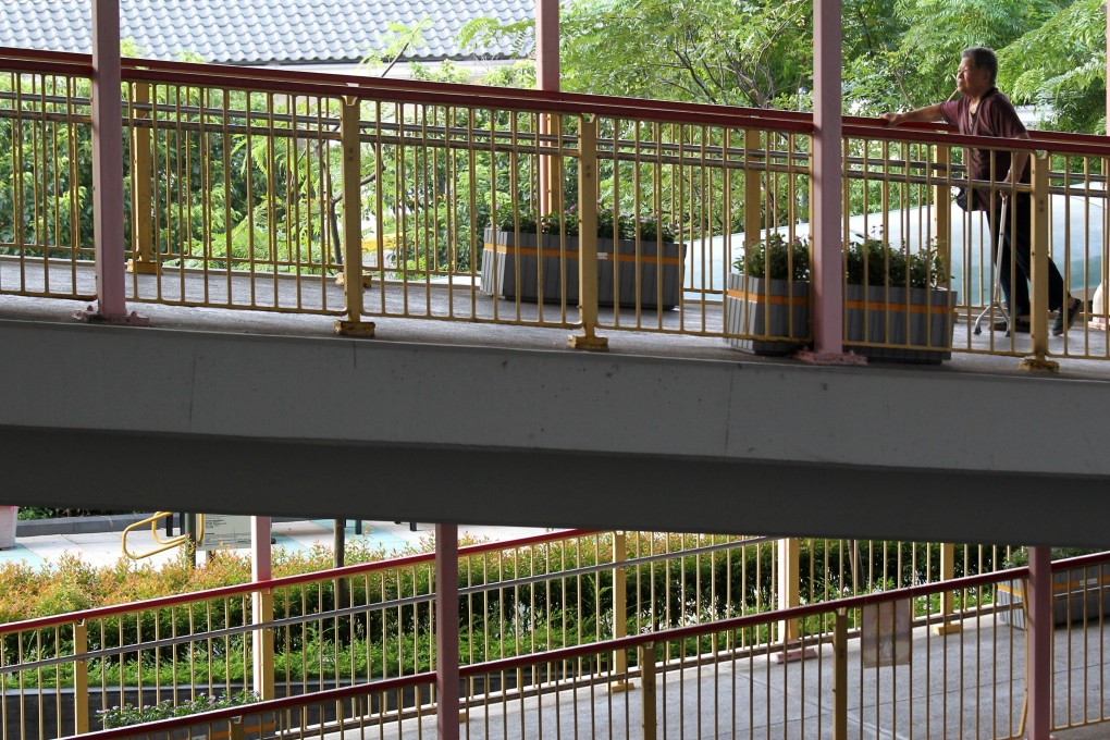 Public lifts especially benefit the elderly and infirm in ageing Hong Kong, but an adequate maintenance programme for the facilities appears to be lacking. Photo: Dickson Lee