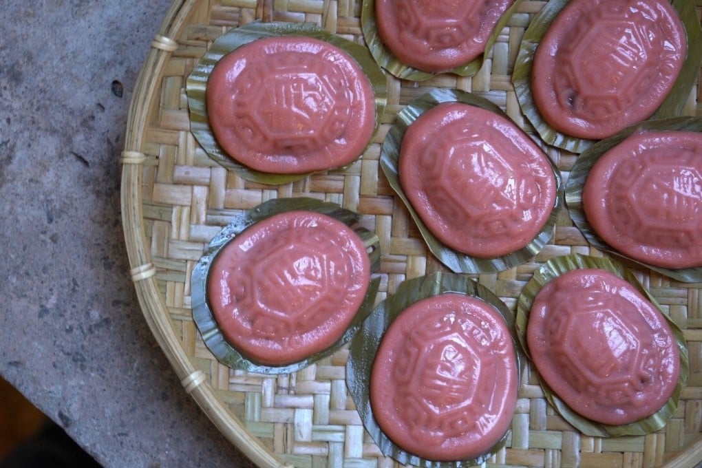 Sweet kueh pressed in the shape of a tortoise. Photo: Goldthread