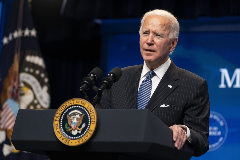 US President Joe Biden was expected to sign an executive order on Tuesday aimed at countering discrimination against Asian-Americans. Photo: AP