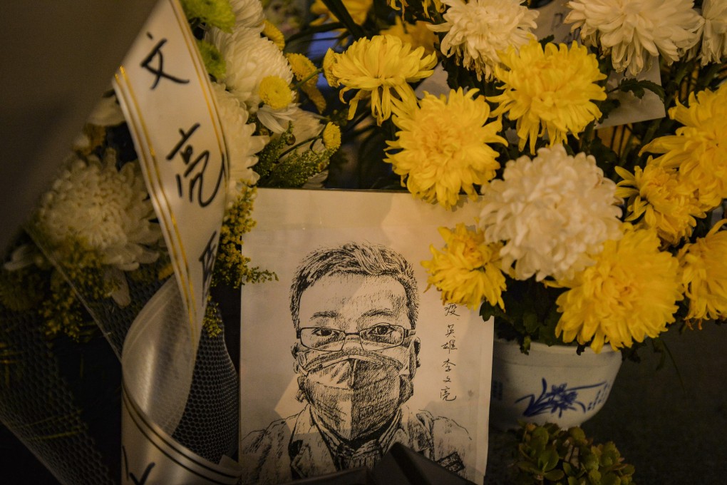 li Wenliang was hailed as a hero for speaking out. Photo: EPA-EFE